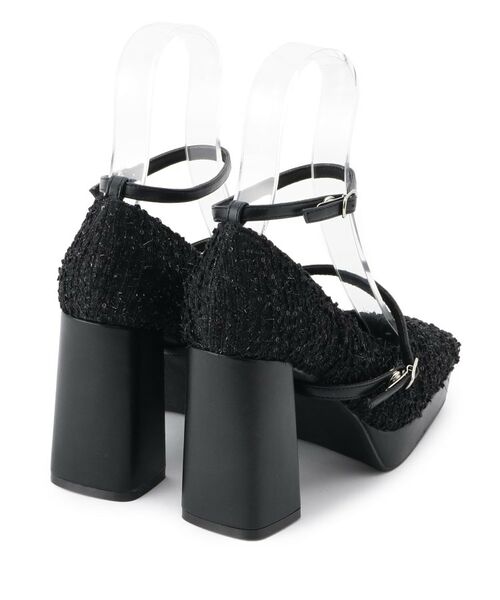 ESPERANZA / エスペランサ パンプス | スクエアトゥダブルストラップ厚底パンプス | 詳細21