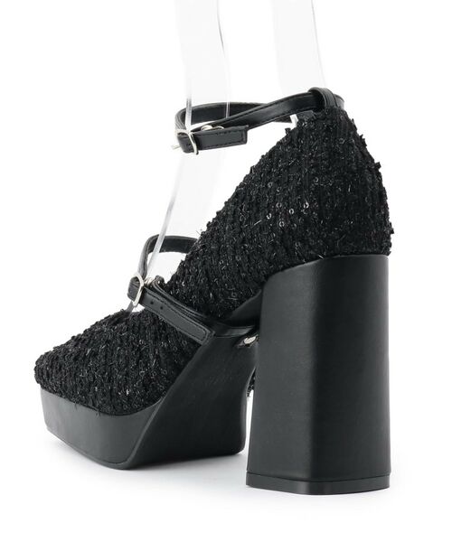 ESPERANZA / エスペランサ パンプス | スクエアトゥダブルストラップ厚底パンプス | 詳細25