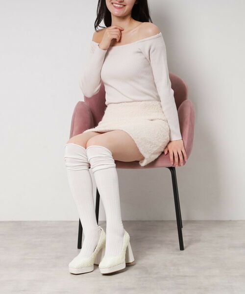 ESPERANZA / エスペランサ パンプス | スクエアトゥダブルストラップ厚底パンプス | 詳細3