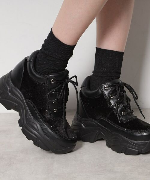 ESPERANZA / エスペランサ スニーカー | きゅんフィットベルベットラメスニーカー | 詳細4