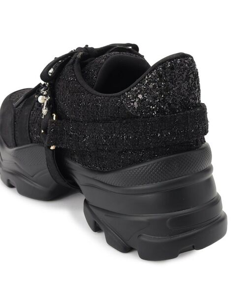 ESPERANZA / エスペランサ スニーカー | フリル×パール調ベルトツイードスニーカー | 詳細21