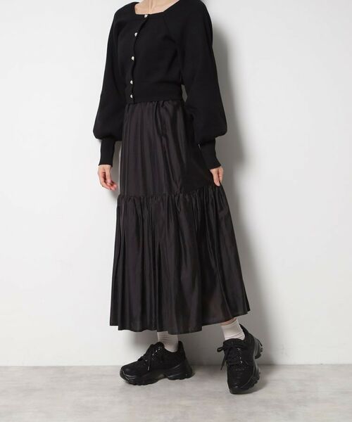 ESPERANZA / エスペランサ スニーカー | フリル×パール調ベルトツイードスニーカー | 詳細6