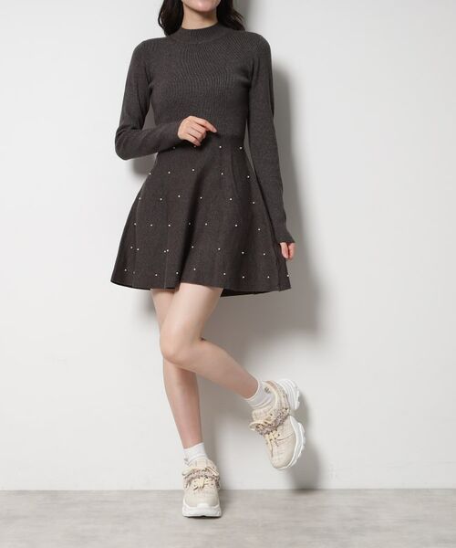 ESPERANZA / エスペランサ スニーカー | フリル×パール調ベルトツイードスニーカー | 詳細9