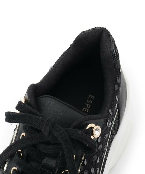 ESPERANZA / エスペランサ スニーカー | グリッター×ツイード ラインストーンスニーカー | 詳細20