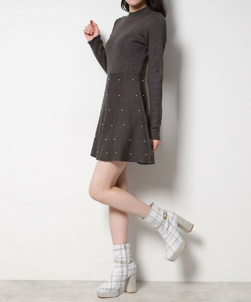 ESPERANZA / エスペランサ ブーツ（ショート丈） | 【EC先行販売】スクエアツイードショートブーツ | 詳細6