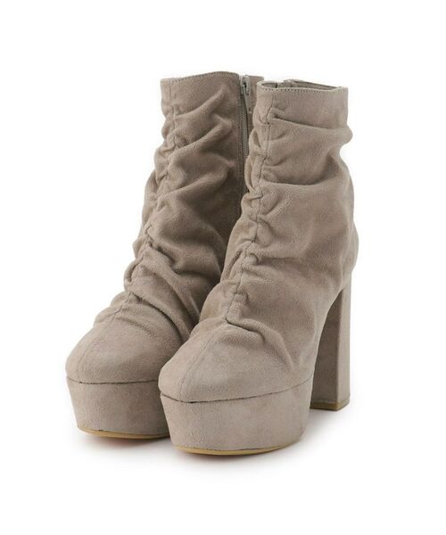 ESPERANZA / エスペランサ ブーツ（ショート丈） | 【EC先行販売】【ラク盛り／ショートブーツ】リピーター続出／脚長美脚 厚底シャーリングブーツ | 詳細13