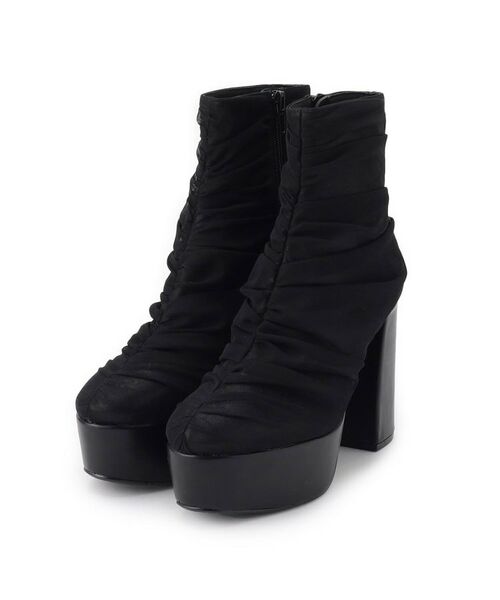 ESPERANZA / エスペランサ ブーツ（ショート丈） | 【EC先行販売】【ラク盛り／ショートブーツ】リピーター続出／脚長美脚 厚底シャーリングブーツ | 詳細15