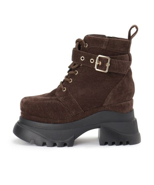 ESPERANZA / エスペランサ ブーツ（ショート丈） | レースアップバックル厚底ブーツ | 詳細14