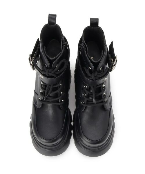 ESPERANZA / エスペランサ ブーツ（ショート丈） | レースアップバックル厚底ブーツ | 詳細17