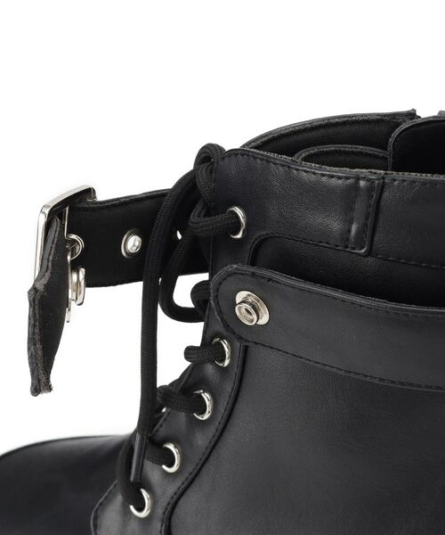 ESPERANZA / エスペランサ ブーツ（ショート丈） | レースアップバックル厚底ブーツ | 詳細21