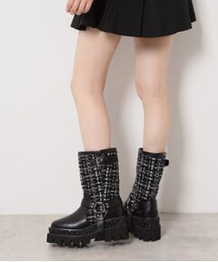 ESPERANZA / エスペランサ ブーツ（ショート丈） | 【トレンド感も着回し力も◎】2WAYダブルトラックソールエンジニアブーツ