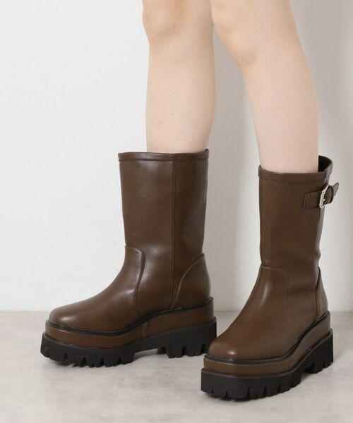 ESPERANZA / エスペランサ ブーツ(ショート丈) | 【トレンド感も着回し力も◎】2WAYダブルトラックソールエンジニアブーツ | 詳細4