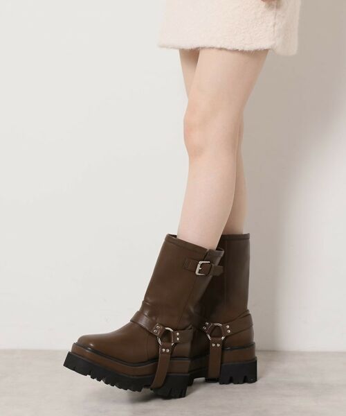 ESPERANZA / エスペランサ ブーツ(ショート丈) | 【トレンド感も着回し力も◎】2WAYダブルトラックソールエンジニアブーツ | 詳細5