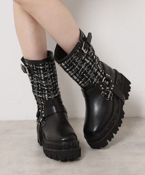 ESPERANZA / エスペランサ ブーツ(ショート丈) | 【トレンド感も着回し力も◎】2WAYダブルトラックソールエンジニアブーツ | 詳細7