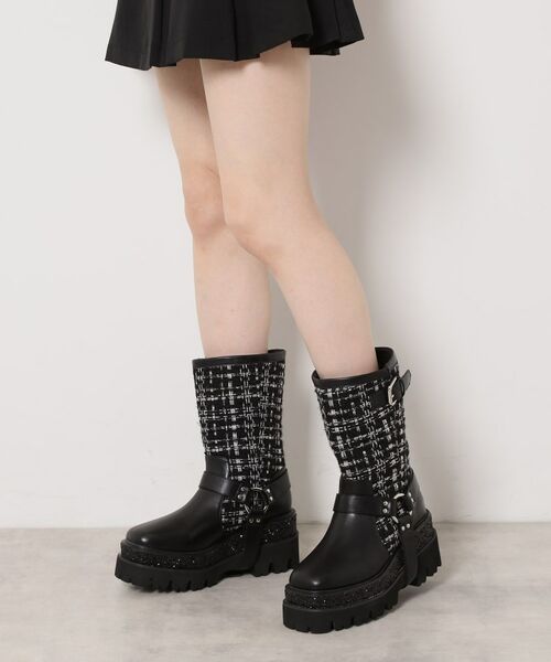 ESPERANZA / エスペランサ ブーツ(ショート丈) | 【トレンド感も着回し力も◎】2WAYダブルトラックソールエンジニアブーツ | 詳細8