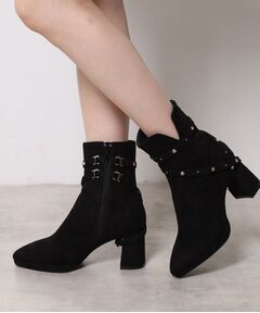 ESPERANZA / エスペランサ ブーツ（ショート丈） | 【EC先行販売】2WAYスタッズベルトショートブーツ