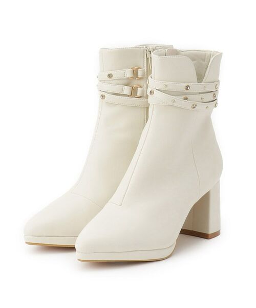 ESPERANZA / エスペランサ ブーツ（ショート丈） | 【EC先行販売】2WAYスタッズベルトショートブーツ | 詳細6