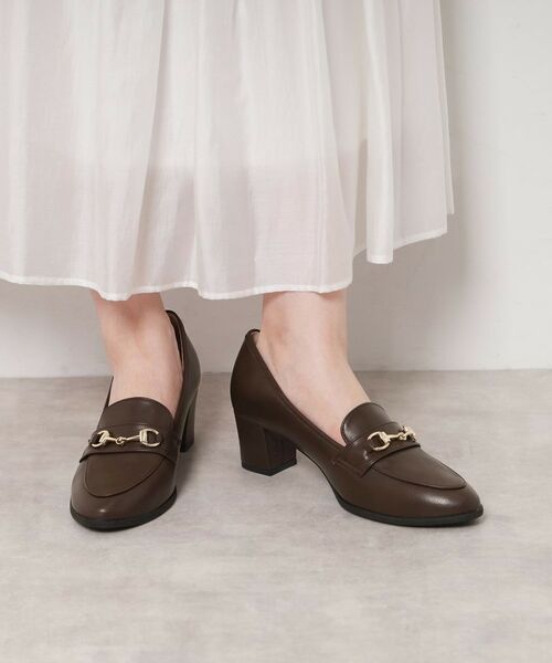 ESPERANZA / エスペランサ パンプス | 【晴雨兼用】ミドルヒールビットローファー | 詳細5