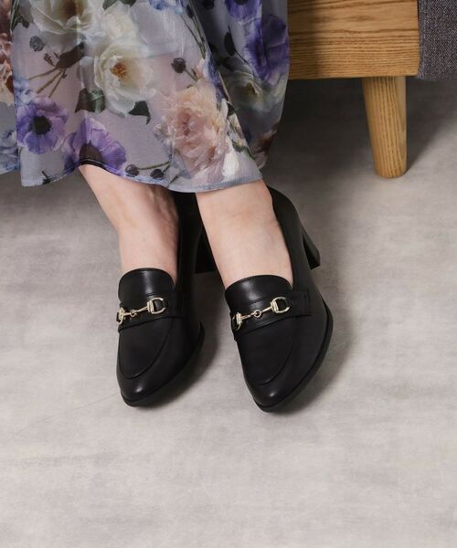 ESPERANZA / エスペランサ パンプス | 【晴雨兼用】ミドルヒールビットローファー | 詳細8