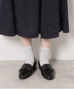 ESPERANZA / エスペランサ フラットシューズ | 【EC先行販売】ダブルベルトローファー レイン対応