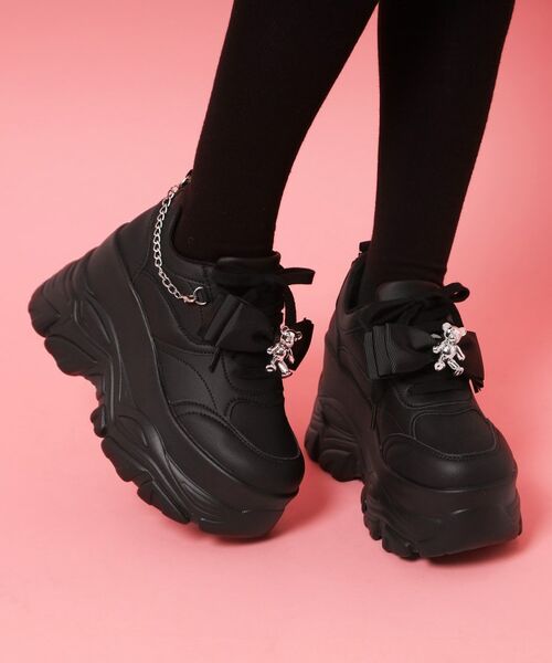 ESPERANZA / エスペランサ スニーカー | クマ×チェ―ン付き厚底インヒールスニーカー | 詳細4