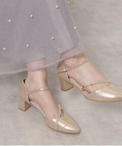 ESPERANZA / エスペランサ パンプス | ポインテッドトゥパール調付きセパレートパンプス