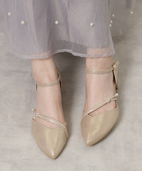 ESPERANZA / エスペランサ パンプス | ポインテッドトゥパール調付きセパレートパンプス | 詳細9