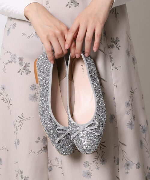 ESPERANZA / エスペランサ パンプス | 【EC限定カラーあり】グリッターバレエシューズ | 詳細1