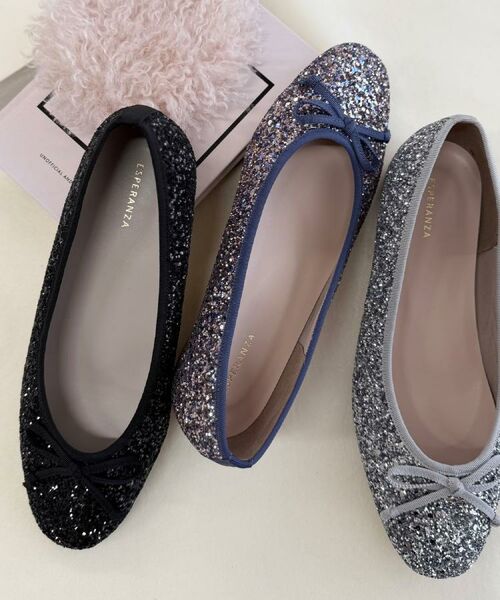 ESPERANZA / エスペランサ パンプス | 【EC限定カラーあり】グリッターバレエシューズ | 詳細29