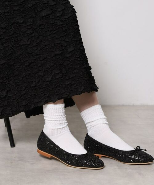 ESPERANZA / エスペランサ パンプス | 【EC限定カラーあり】グリッターバレエシューズ | 詳細4