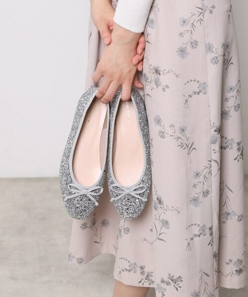 ESPERANZA/エスペランサ 【EC限定カラーあり】グリッターバレエシューズ シルバー(306) 45(24.5cm) ESPERANZA/エスペランサ 【EC限定カラーあり】グリッターバレエシューズ シルバー(306) 45(24.5cm)