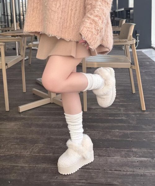 ESPERANZA / エスペランサ ブーツ(ショート丈) | SNSで話題!厚底2WAYフェイクムートンサボ | 詳細25