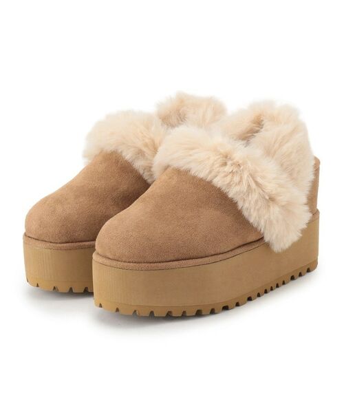 ESPERANZA / エスペランサ ブーツ(ショート丈) | SNSで話題!厚底2WAYフェイクムートンサボ | 詳細30