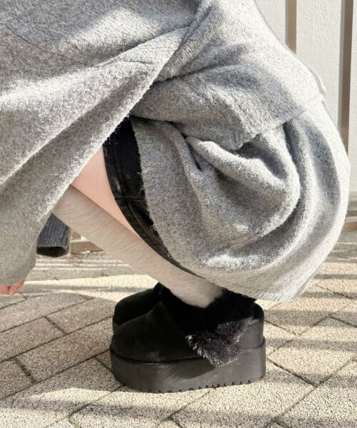 ESPERANZA / エスペランサ ブーツ(ショート丈) | SNSで話題!厚底2WAYフェイクムートンサボ | 詳細8