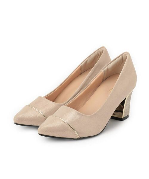 ESPERANZA / エスペランサ パンプス | ラメヒールゴールドラインパンプス | 詳細11