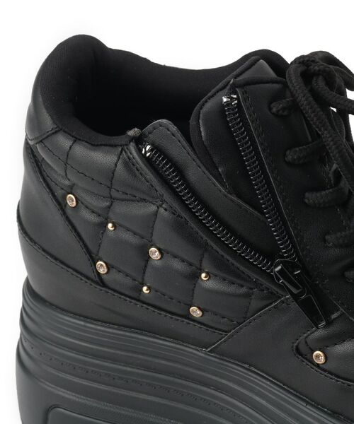 ESPERANZA / エスペランサ スニーカー | きゅんフィット厚底フラットキルティングスタッズスニーカー | 詳細22