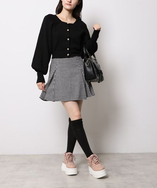 ESPERANZA / エスペランサ スニーカー | きゅんフィット厚底フラットキルティングスタッズスニーカー | 詳細9