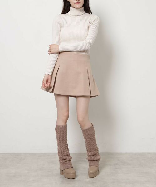 ESPERANZA / エスペランサ ブーツ（ショート丈） | 【ラク盛り／ロングブーツ】リピーター続出／脚長美脚 2WAYニットカバーレイヤーロングブーツ | 詳細10