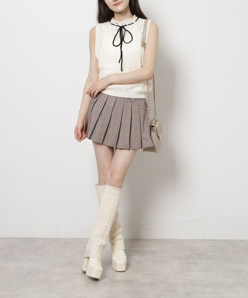 ESPERANZA / エスペランサ ブーツ（ショート丈） | 【ラク盛り／ロングブーツ】リピーター続出／脚長美脚 2WAYニットカバーレイヤーロングブーツ | 詳細3