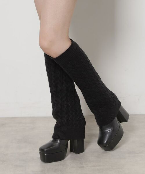 ESPERANZA / エスペランサ ブーツ（ショート丈） | 【ラク盛り／ロングブーツ】リピーター続出／脚長美脚 2WAYニットカバーレイヤーロングブーツ | 詳細5