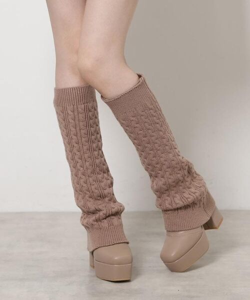 ESPERANZA / エスペランサ ブーツ（ショート丈） | 【ラク盛り／ロングブーツ】リピーター続出／脚長美脚 2WAYニットカバーレイヤーロングブーツ | 詳細7
