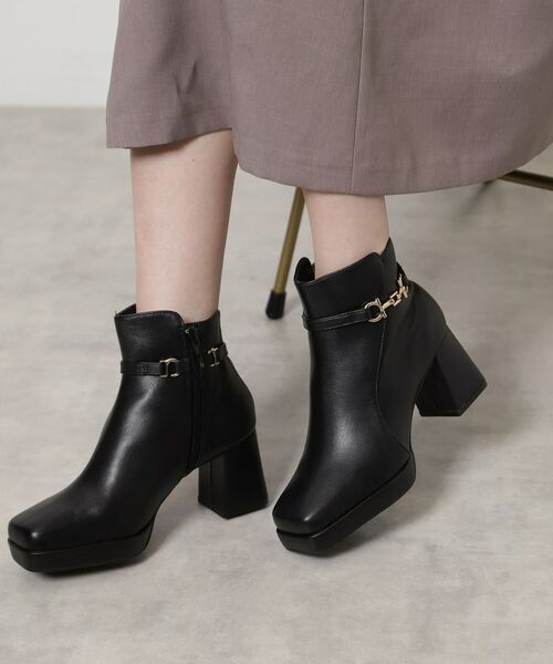 ESPERANZA / エスペランサ ブーツ(ショート丈) | 【レイン対応】サイドビット2WAYショートブーツ | 詳細1