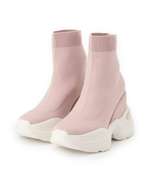 ESPERANZA / エスペランサ ブーツ(ショート丈) | スニーカーソールラインストーンニットブーツ | 詳細11