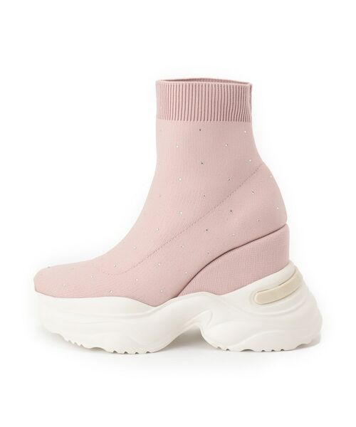 ESPERANZA / エスペランサ ブーツ(ショート丈) | スニーカーソールラインストーンニットブーツ | 詳細14