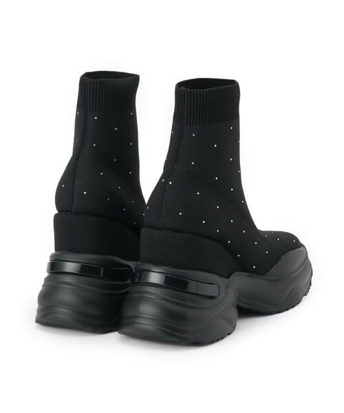 ESPERANZA / エスペランサ ブーツ(ショート丈) | スニーカーソールラインストーンニットブーツ | 詳細16