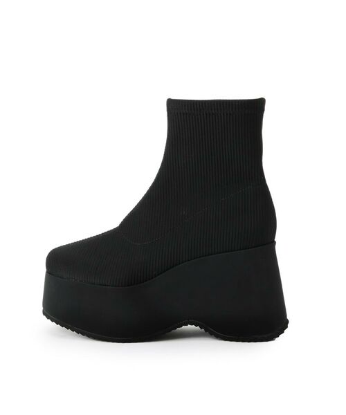 ESPERANZA / エスペランサ ブーツ（ショート丈） | スタイルぐんっとアップ！厚底ニットショートブーツ | 詳細15