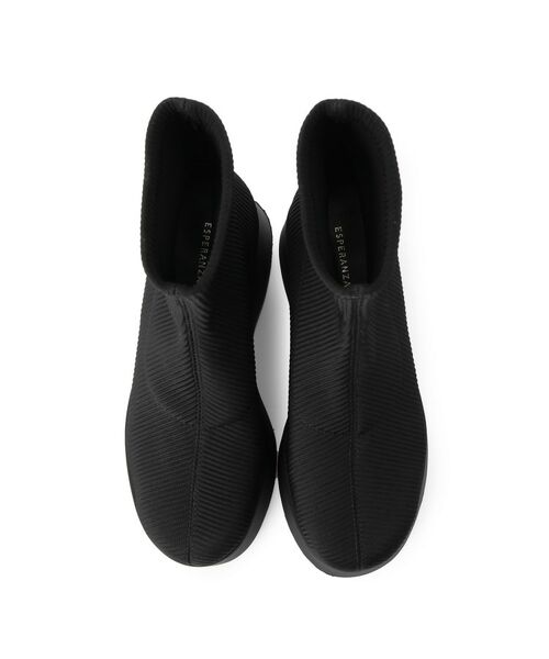 ESPERANZA / エスペランサ ブーツ（ショート丈） | スタイルぐんっとアップ！厚底ニットショートブーツ | 詳細16