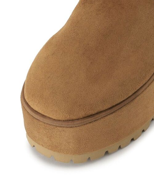 ESPERANZA / エスペランサ ブーツ(ショート丈) | 厚底レースアップリボンフェイクムートンブーツ | 詳細20