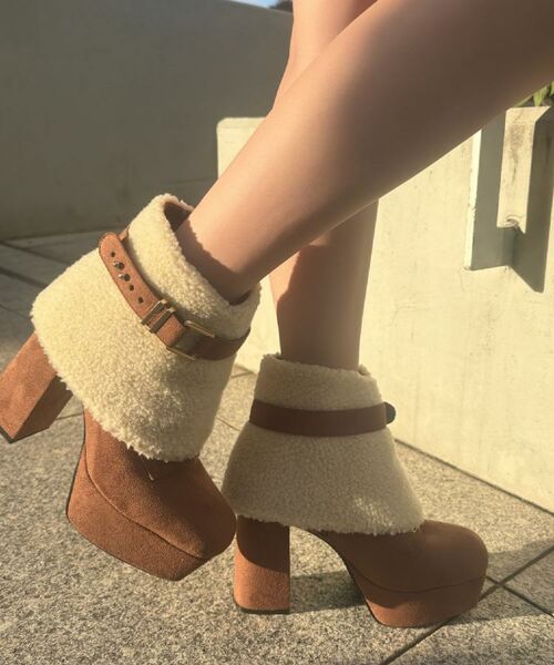 ESPERANZA / エスペランサ ブーツ（ショート丈） | 【ラク盛り／ショートブーツ】リピーター続出／脚長美脚 チェンジアップ3WAYボアショートブーツ | 詳細1