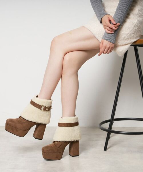 ESPERANZA / エスペランサ ブーツ（ショート丈） | 【ラク盛り／ショートブーツ】リピーター続出／脚長美脚 チェンジアップ3WAYボアショートブーツ | 詳細11